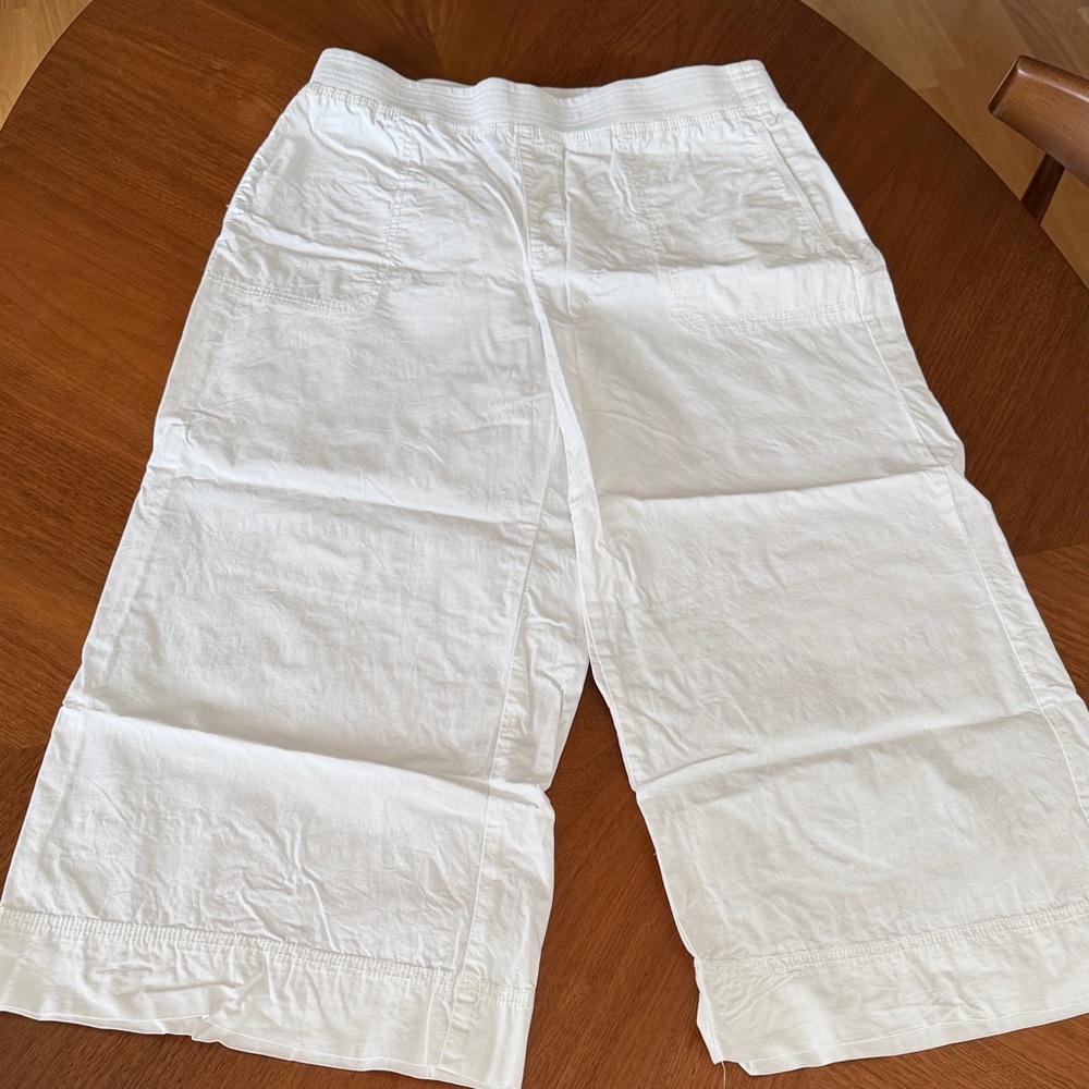 Women’s White Cotton Pants